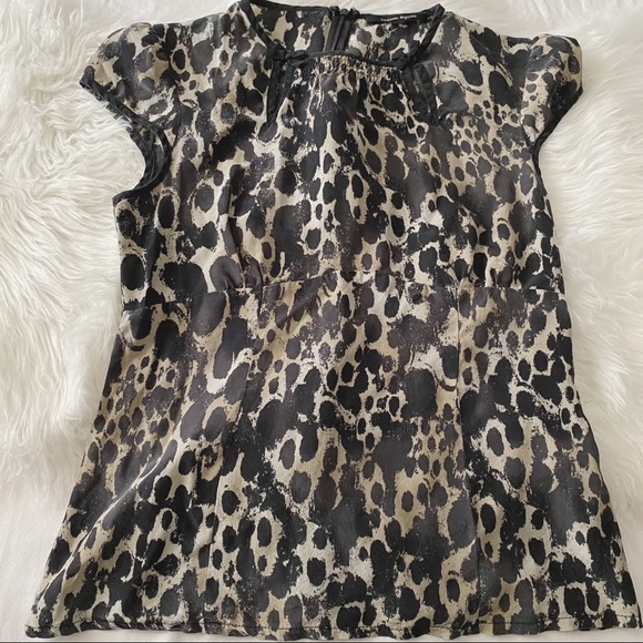 Nanette Lepore • Silk Leopard Print Blouse - Picture 2 of 12